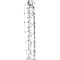 Tige de perles noires suspendues de 101,6 cm d’Ashland